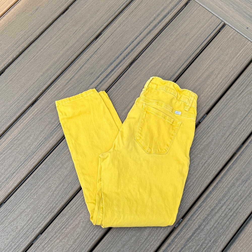 1822 Denim Yellow Straight Leg Jeans